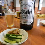 福田荘 - ビール＆お通し
