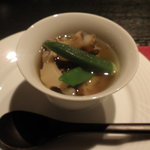 月の花 梟 - 鮑の酒蒸し