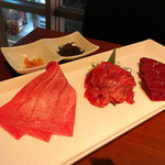 生粋 - ハツ、肩ロース、タン