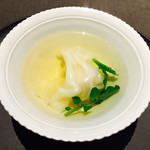 茶禅華 - 雉の極上スープ 雲呑添え クレソンの香り