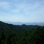 高峰サービスエリア下り線レストラン - 奈良盆地一望できますよ。