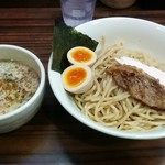 らーめん 会 - つけ麺(大)850円+味玉100円