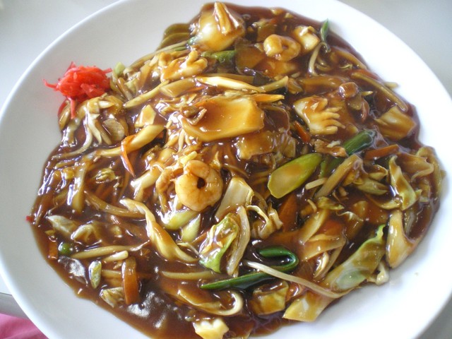 あんかけ焼きそば醤油