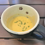 Jamuya - ランチのスープ（冷製パンプキンスープ）
