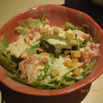廻転とやま鮨 - かにみそサラダ