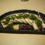 廻転とやま鮨 - 五ケ山どうふの冷奴