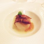 ラ・ベカス - 蕪とホタテとホタルイカ