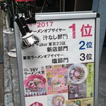 らぁ麺やまぐち 辣式 本店 - 立看板