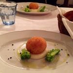 トラットリア トマティカ - Uovo fritto（玉子のフリット）