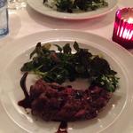 トラットリア トマティカ - メインはTgliata di cervo (エゾ鹿のタリアータ) 