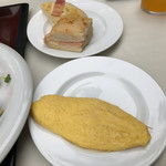 十勝川温泉 第一ホテル 豆陽亭 - オムレツは目の前で作ってくれます