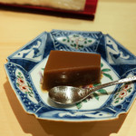 銀座 しのはら - 麦焦がし水羊羹