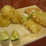 手打蕎麦 とし庵 - はも天♪