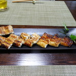 かたつむり - 白焼きと蒲焼で