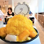 シンジュク ボックス カフェ&スペース - うさまるマンゴーかき氷（1700円）