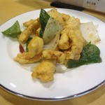 苗老太 - 豚肉の塩山椒炒め