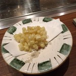 くずし鉄板 あばぐら - 茨城県産　白とうもろこしの天ぷら