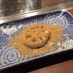 くずし鉄板 あばぐら - 茨城県産　からすみ蓮根