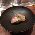 くずし鉄板 あばぐら - 三重県産　しまあじ寿司