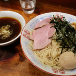 中華そば しば田 - 「味玉チャーシューつけそば」(1130円)＋中盛300g(50円)