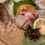 おおがみ - 2017/8 本日のおすすめの鰯の刺身。とろける…！