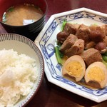 中華風家庭料理 ふーみん - ふーみん(豚肉の梅干煮定食)