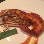 海老専門レストラン マダムシュリンプ銀座 - イセエビ蒸し焼き