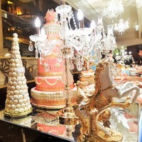 ロビーラウンジ 「マーブルラウンジ」 ヒルトン東京 - 食べられないディスプレイも凝っています