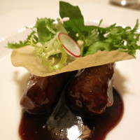 礼華　青鸞居 - あさの豚と長芋の黒酢ソース