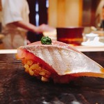 鮨 とかみ - 2017.7.  鯵