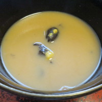草喰 なかひがし - 白味噌との合わせ味噌の椀