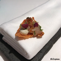 オマージュ - 甘海老にグリーンカレー風味のクリーム