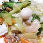 五目やきそばのアップ