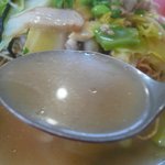 春来軒 - ばりそば スープ