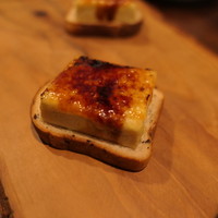 セルサルサーレ - フォアグラのブリュレとエスプレッソの食パン