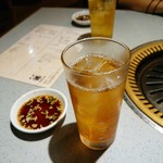 焼肉マルハシ - ウーロン茶、緑茶