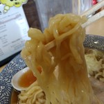 手打ちラーメン 清仁軒 - 【2017.8.28(月)】手打ちラーメン(大盛・260g)730円の麺