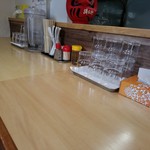 手打ちラーメン 清仁軒 - 【2017.8.28(月)】カウンター席