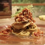 齋華 - 鮑肝の和えそば