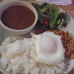 豚菜キッチン　絆 - ｴｽﾆｯｸｾｯﾄ(\980)味噌汁とアイス付