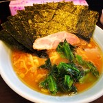 武蔵家 - のりラーメン並。￥750