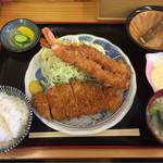 とんかつ十兵衛 - 海老ロースカツ定食