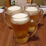 鳥里 - ヱビス樽生ビールで乾杯！