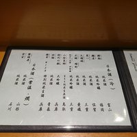 菊水鮓 西店 - 御酒のメニュー