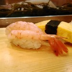 末廣鮨 - 甘エビがトロリと美味しい