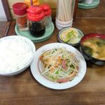 丸一食堂 - 野菜炒めの定食