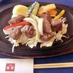 てらおか風舎 - 国産牛と能登牛のダイスカットミックスランチ