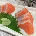 立ち呑み処　おかもと - トロ生キングサーモン