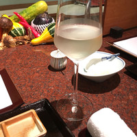 京都 天ぷら圓堂 岡ざき邸 - 白ワイン（甲州）