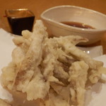 打心蕎庵 - ゴボウのかき揚げ（8月）